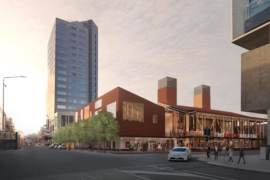Render images courtesy of Athfield Architects Limited (NZ) and Haworth Tompkins (London, UK). 20 12 Ext web