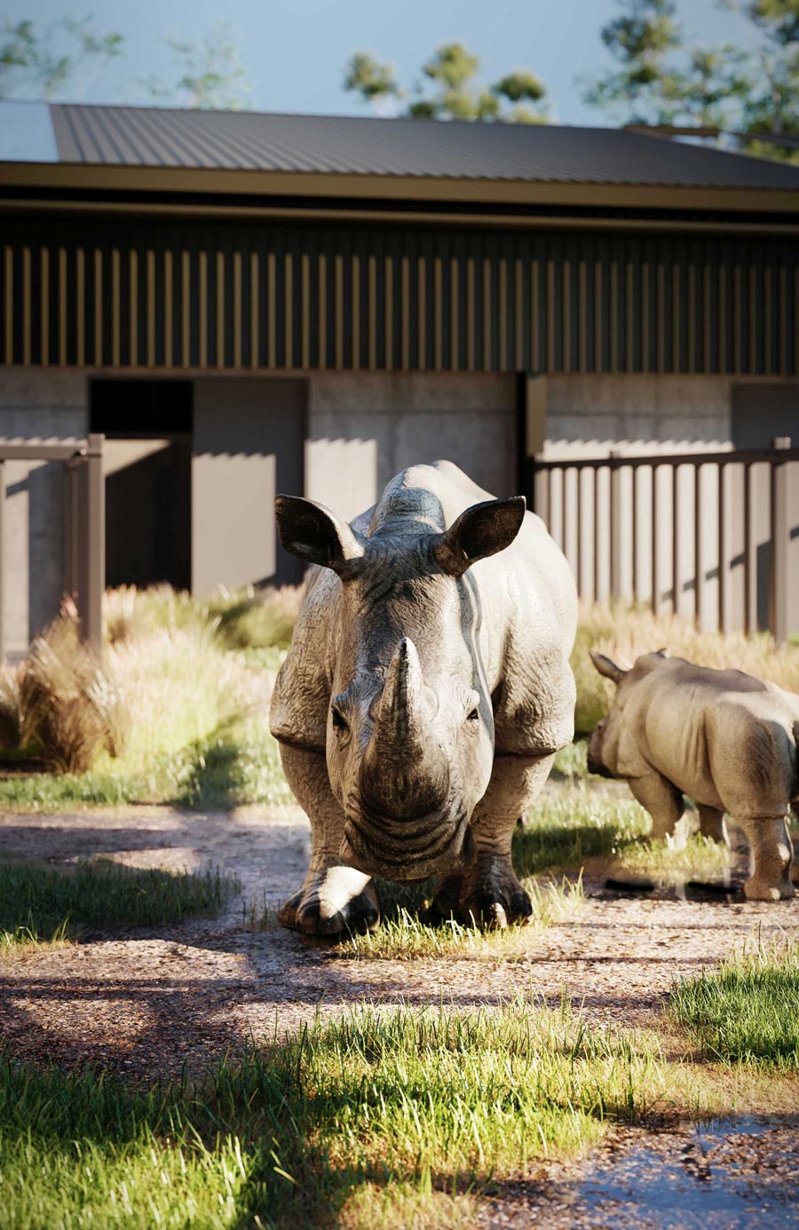 Image: One to One Hundred OWP Rhino Conservation Centre Vignette Style credit One to One Hundred web
