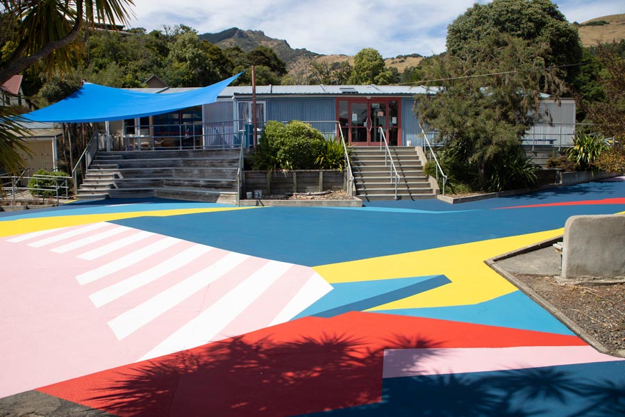 Polymorph fiksate gallery Dr Suits Akaroa School Ground Mural 11 of 38 web