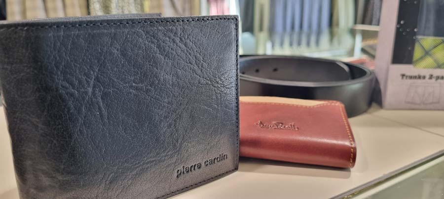Man About Town wallet and bag