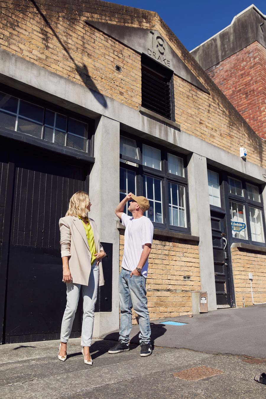 Superette founders Rickie Dee and James Rigden outside their first Drake St concept store in Victoria Park 1 web