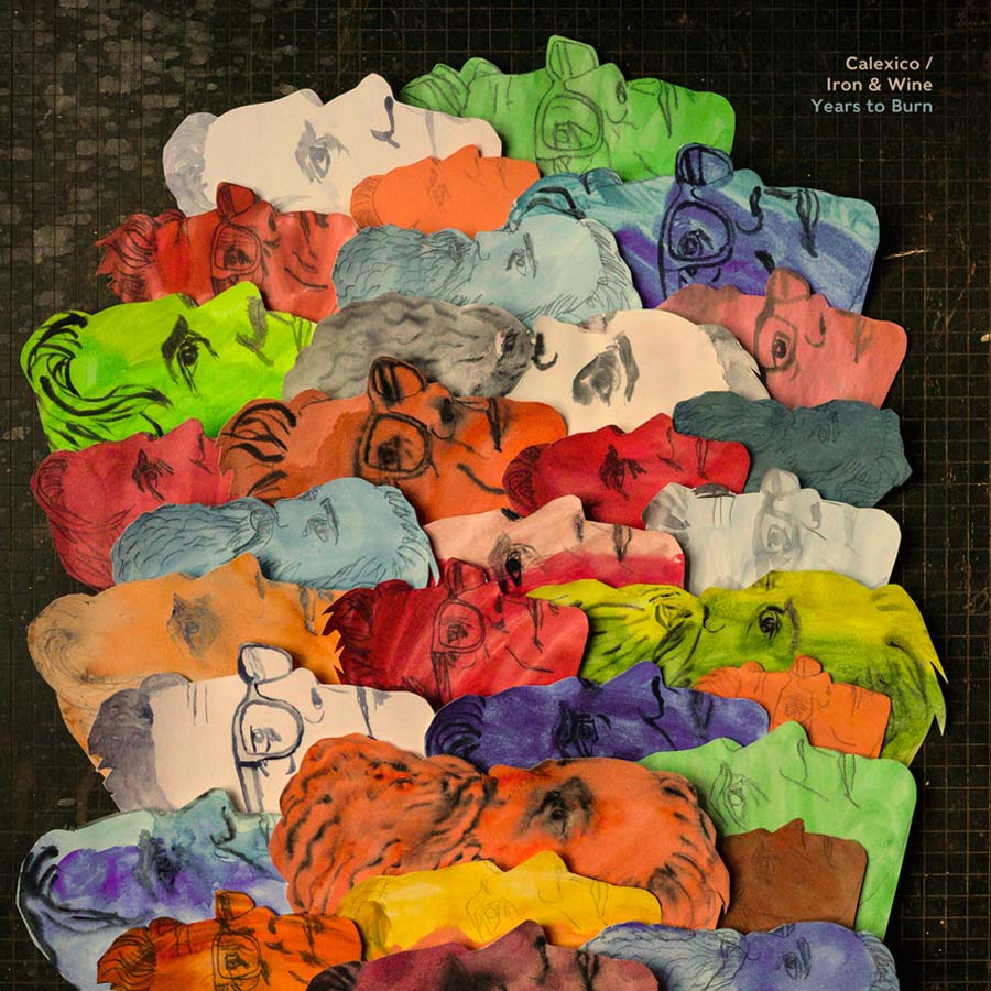 Calexico Iron Wine Years to Burn album cover artwork