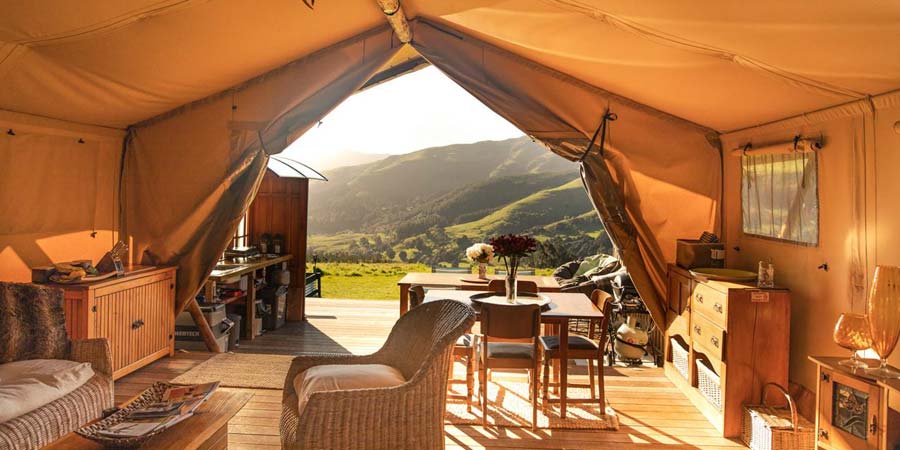 Image: Green Antler Canopy Camping Green Antler Camping
