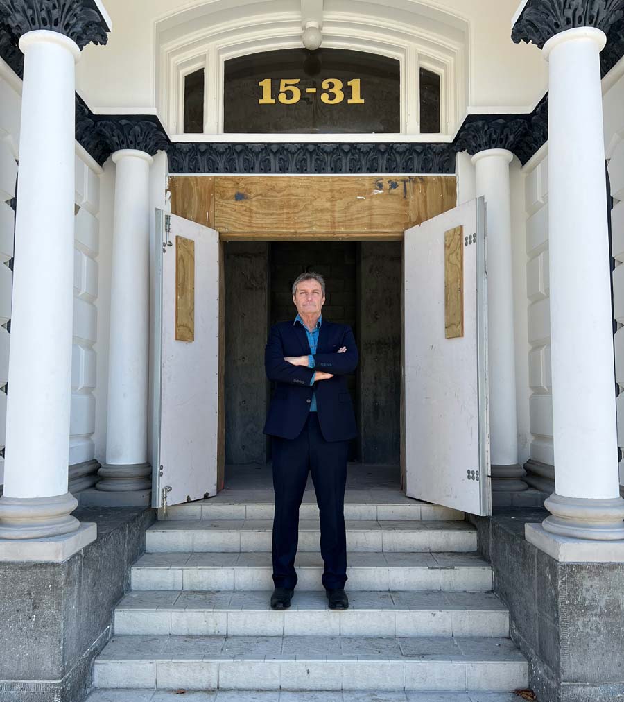 The Grand chief executive Darin Rainbird The Grand chief executive Darin Rainbird