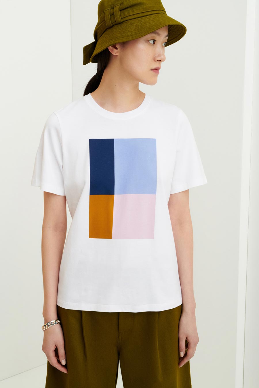 Kowtow Tile Tee White 038 web
