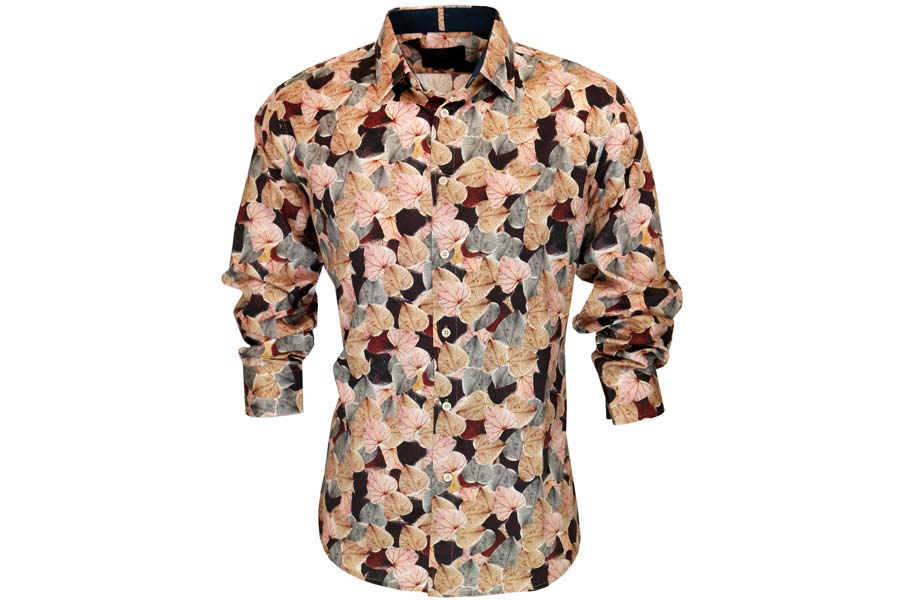 Cutler Blake Shirt - Autumn Leaf Print CW20957