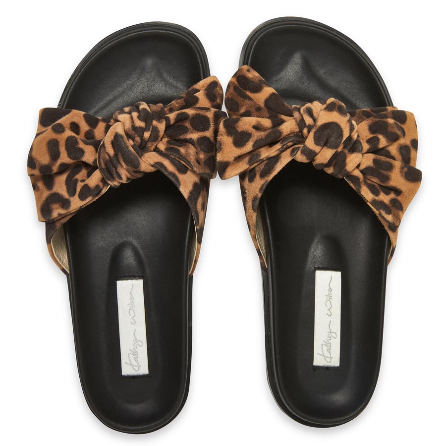Kathryn Wilson Linda Slide Leopard Suede (RRP $299) issimo 6