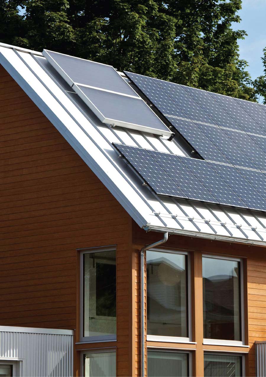 panels on roof